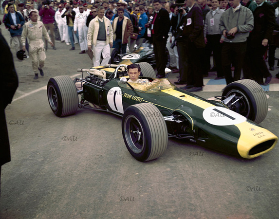 Jim Clark's Lotus at USGP 1966
