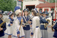 Band Musters Downtown ca. 1960