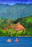 Hawaiian Sailing Canoes