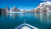 Thrym Glacier in Skjoldungen Fjord SE Greenland