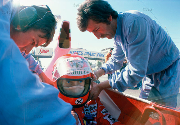 Niki Lauda in Pits