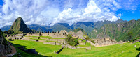 Panorama of The Citadel at Machu Picchu