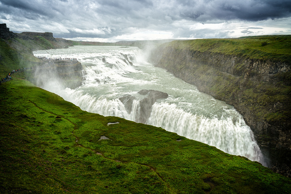 Gullfoss on Hvita River, Iceland